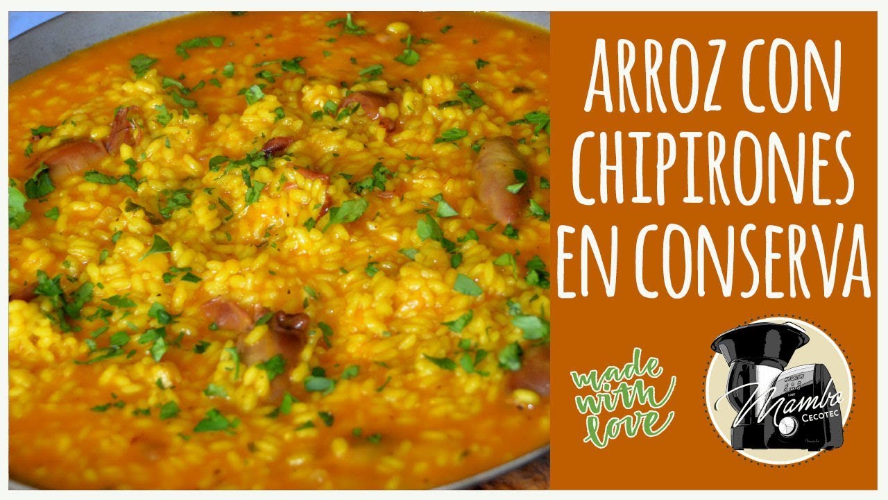 Arroz con chipirones en conserva con Mambo 🍚🦑| RIQUÍSIMO