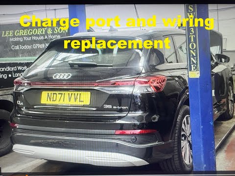 Audi Q4 e-tron charge port replacement