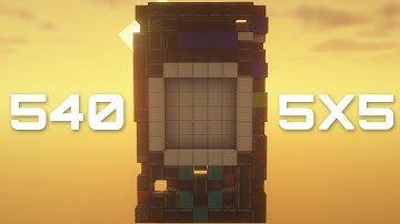 540 Blocks 5x5 Piston Door