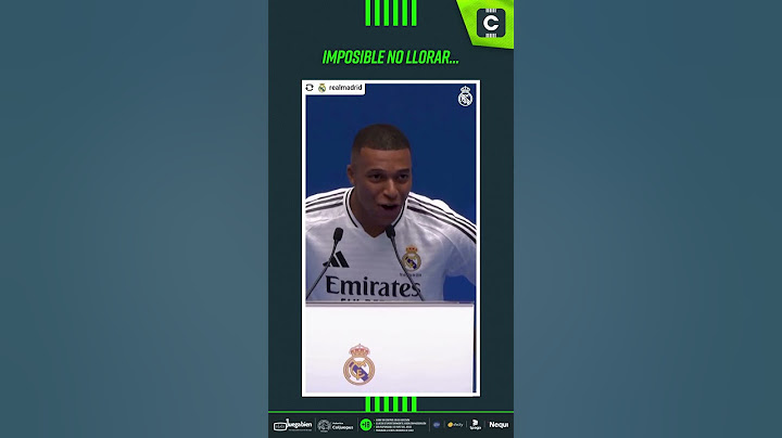 El momento más bello de la presentación de Kylian Mbappé en el Real Madrid 🤍