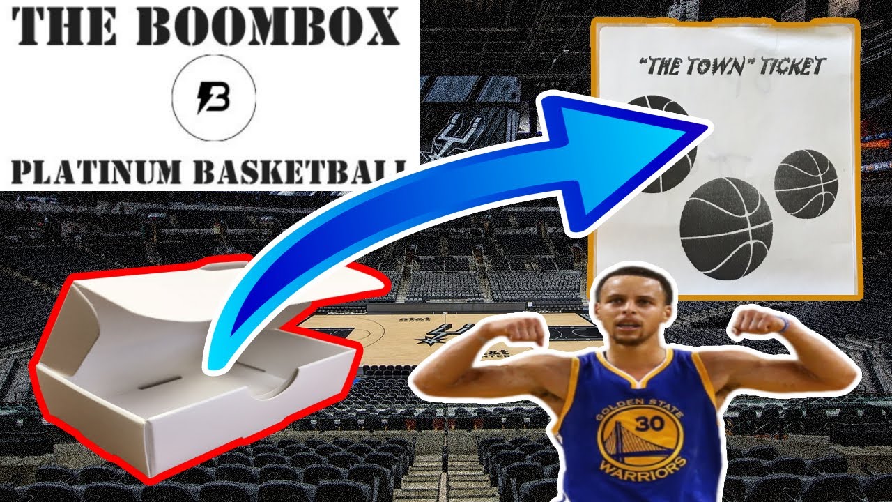 THEY DO EXIST! March 2021 PLATINUM Boombox Basketball Subscription Box