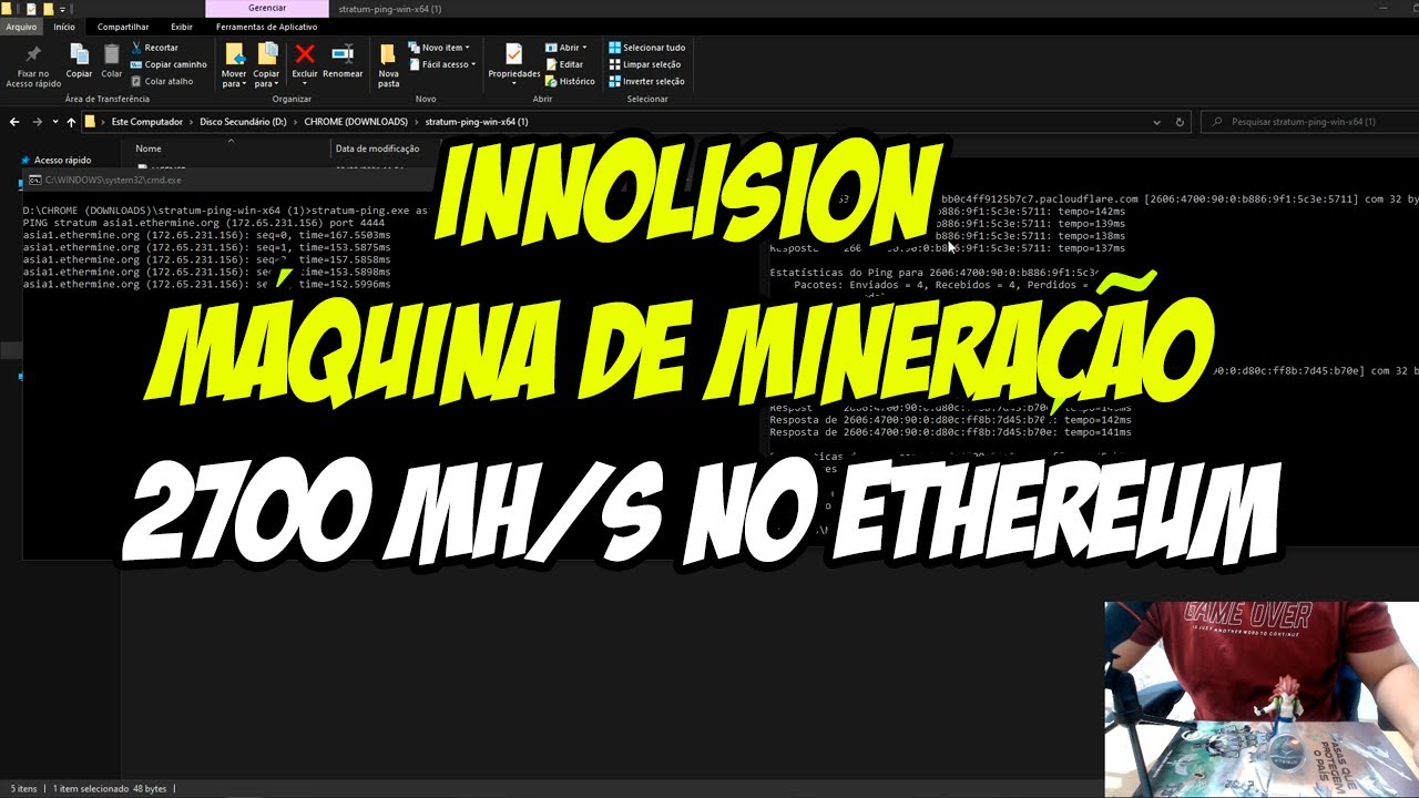 NOVA MÁQUINA DE MINERAÇÃO DO ALGORITMO ETHASH