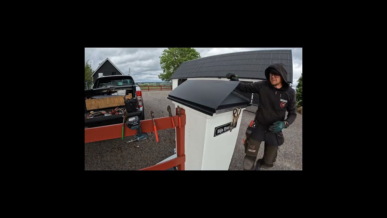 ANTYFARMER - Czapa z blachy na słupek.