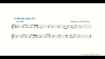 SGK Âm nhạc 10 Cánh diều - Chủ đề 6 - Đọc nhạc: Bài đọc nhạc số 6 (Phần đệm)