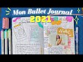 Mon bullet journal 2021 flip through