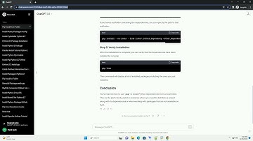 pip install dependencies folder
