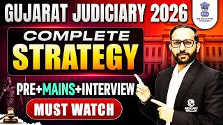 Gujarat Judiciary 2026 Preparation Strategy 🔥| Prelims + Mains + Interview | Judiciary By PW
