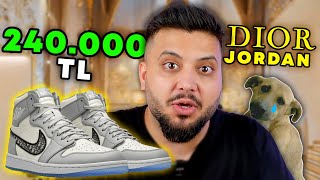 BU AYAKKABI 240.000 TL 😱 Air Jordan 1 Retro High x Dior