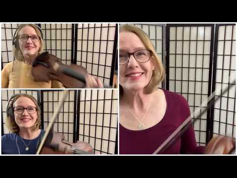 Bach Double Play-Along with Laurie at Violinist.com