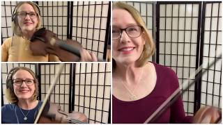 Bach Double Play-Along With Laurie At Violinist.com
