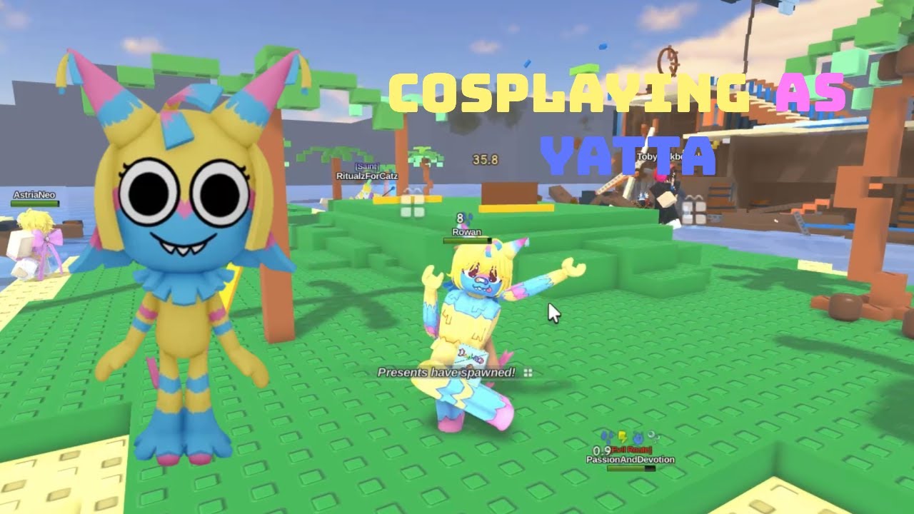 Cosplaying as Yatta from Dandy's World