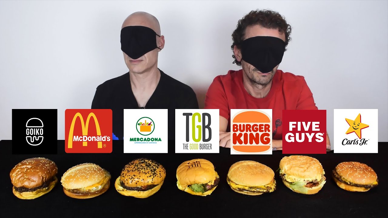 ¡BATALLA de Hamburguesas a CIEGAS! ¿Cuál GANARÁ? 🍔🤔
