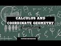 Calculus and coordinate Geometry past questions and answers part 2