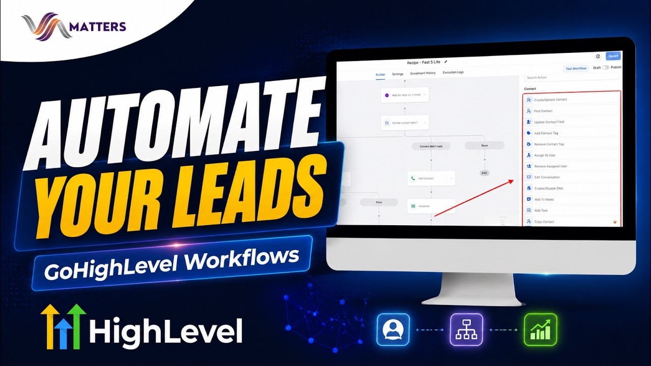 How to Create and Manage Workflows in GoHighLevel CRM l VA Matters ...