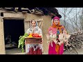 Cooking Organic Chicken Stuffed with Dried Fruits and Served with Rice