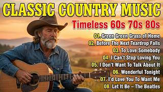 Green Green Grass of Home, Before the Next Teardrop Falls 🎼 Classic Country Music Hit 60s 70s 80s🤠