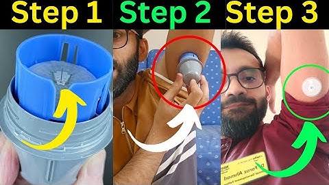 How to Apply Freestyle Libre 2 Sensor? Freestyle Libre 2 Sensor Painless Application|