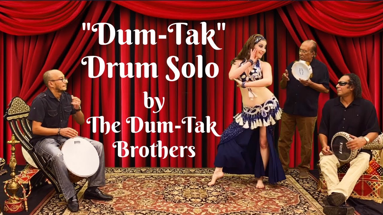 Dum-Tak Drum Solo Belly Dance | The Dum-Tak Brothers | Shamiram Bellydancer
