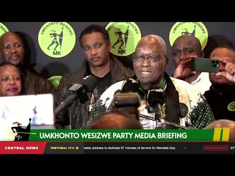 MK Party President Jacob Zuma closing remarks at the MK Party Press Briefing