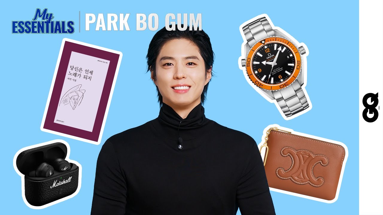 初公開！】「パクボゴムのカバンの中身を公開します！」GQ KOREAが