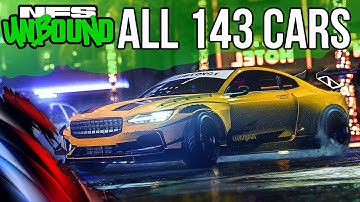 NFS Unbound Car List - All 143 Confirmed Cars + New Cars from OFFICIAL SOURCES - NFS 2022
