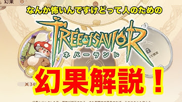 【Tree of Savior：ネバーランド】普通におもろい。ツリネバ！幻果解説！！
