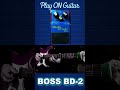 Boss BD-2 Blues Drive | Reggae