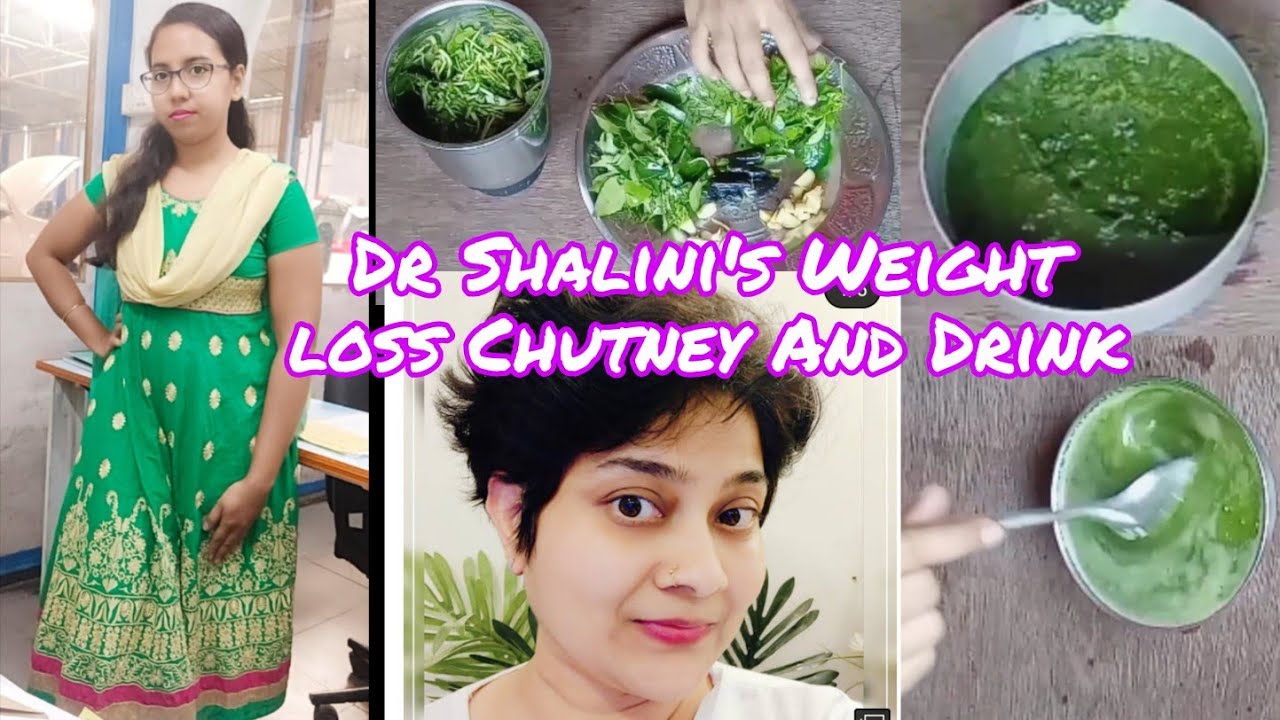 Dr Shalini's Coriander Leaves Chutney And Drink For Weight Loss /