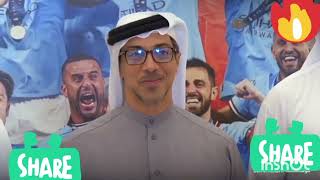 #Pep Guardiola Welcomed in Abu Dhabi as a hero by man city owner sheikh Mansoor#Trebble winners#Ztv