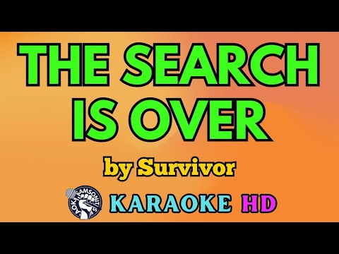 Video thumbnail for The Search Is Over KARAOKE by Survivor 4K HD @samsonites