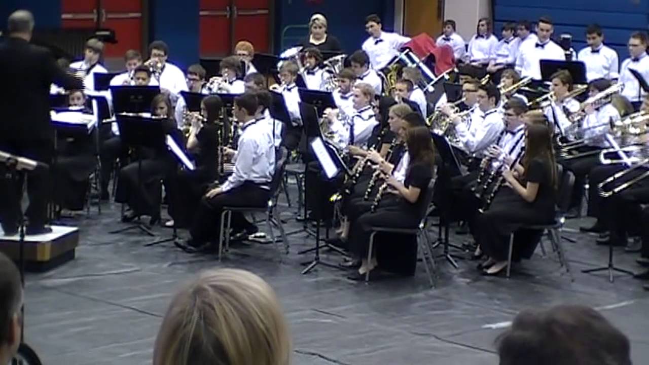 High School Symphonic Band - Whirlybird - YouTube