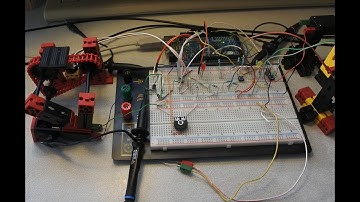 Arduino MegaADK ep. 43 : fischertechnik, motors, LEDs, transistor, oscilloscope, AVR C, values, more
