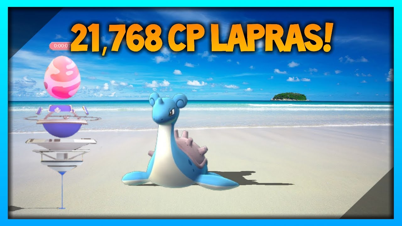 Pokémon GO | TIER 4 GYM RAID - BATTLING A 21768 CP LAPRAS!