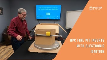 Unboxing an HPC Electronic Ignition Fire Pit
