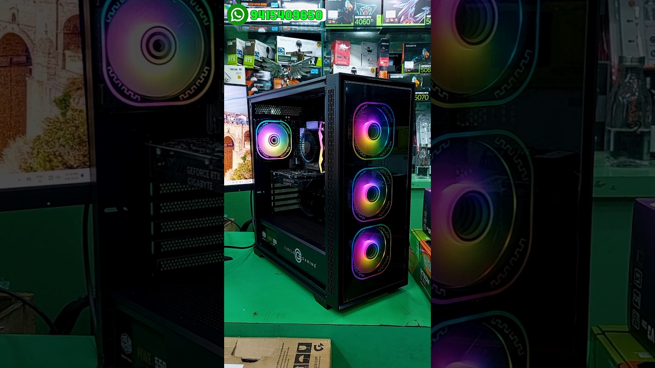 ORDER FROM BIHAR | TRADING PC BUILD 6 DISPLAY READY | INTEL I5 14400 + RTX 3050 | PC SETUP INDIA