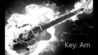 Blues Backing Track in Am chords