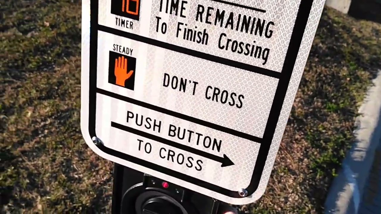 cross walk  sign