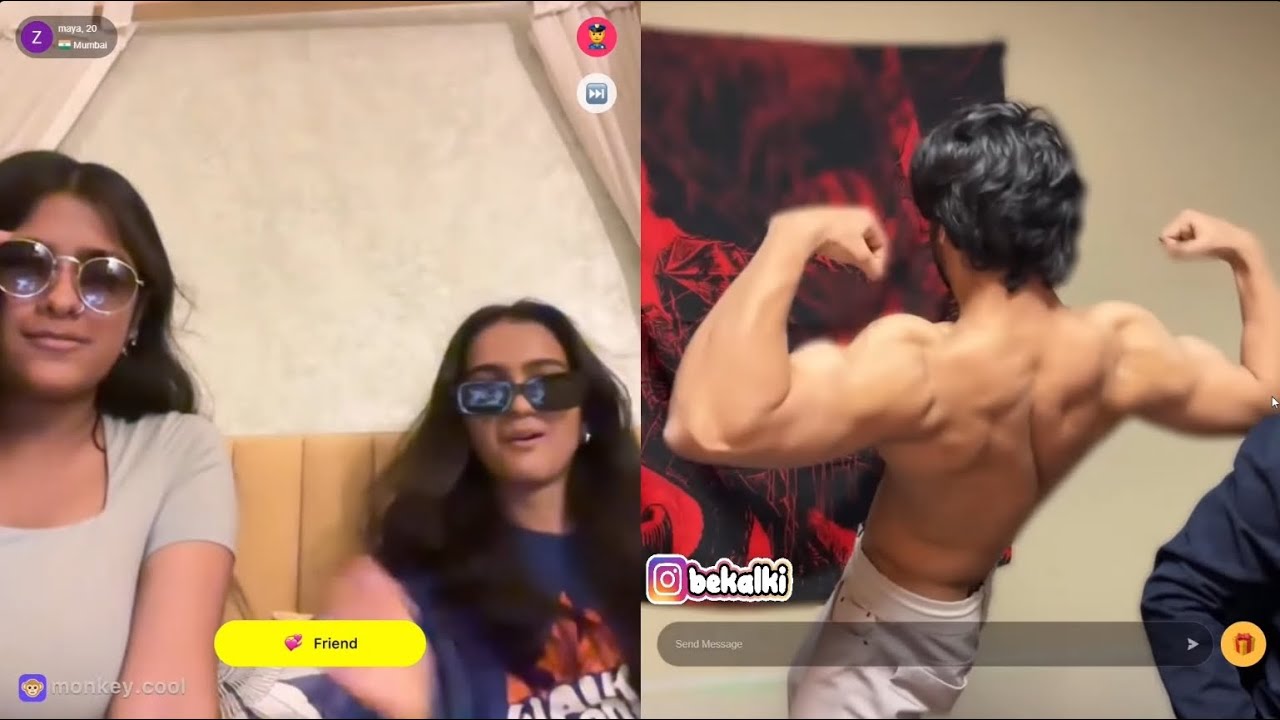 Brother's Flexing On Omegle | Cute Girls Reaction |