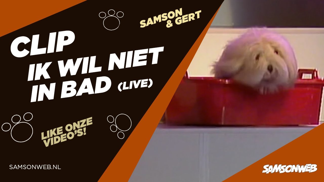 Samson & Gert Clip - Ik Wil Niet In Bad (1991)