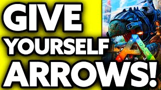 How To Give Yourself Tranq Arrows in ARK [EASY!]