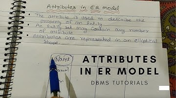 Explain attributes and the different types of attributes? DBMS Tutorials in Hindi | Lec - 16