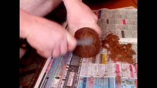 Кокос в аквариум своими руками ч4