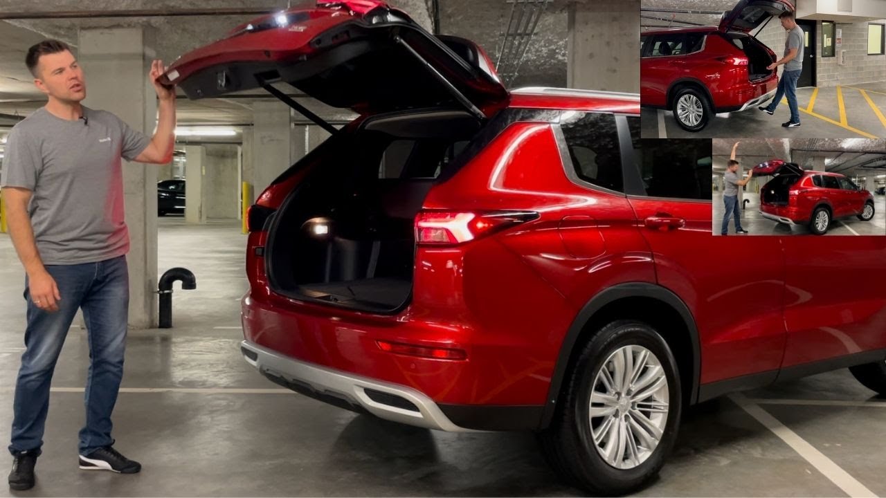 4 ways the 2022 Outlander trunk can be OPENED & COSED.. YouTube