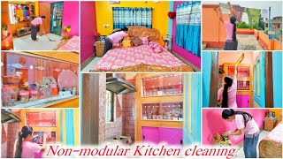 গরম সহয করওরনন শষ কর যভব আমর ছটট Kitchen Deepcleaningকর নলম Kitchentour Cleaning