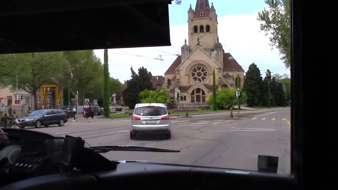 Buslinie 50 von Bahnhof SBB nach Basel Euroairport und wider zurück
