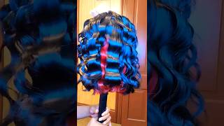 How to Crimp a straight lace frontal wig | Xmondo color shorts