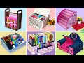 6 diy simple organizers and boxesfor storage from cardboard//handmade craft