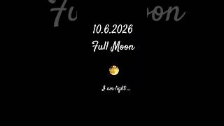 I Am Light 🌕 Full Moon Mantra Peace and Renewal October Full Blood Red Moon #nature #peacefulchants
