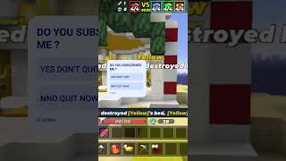 TROLLING YELLOWTEAM#minecraft ♥️