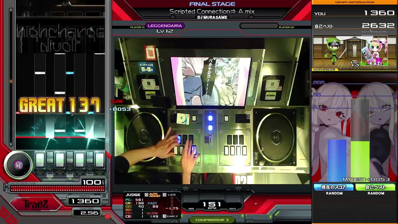 Scripted Connection⇒ A mix [SPL HARD] いつかSP皆伝になる男 331